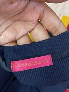 Ribbed Navy Blue Jumpsuit