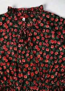 Floral Print Maxi Dress