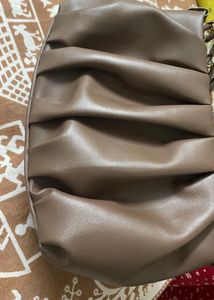 Brown Leather Sling bag / Handbag
