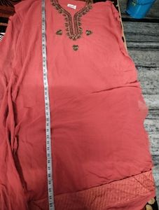Beautiful Kurti With Lining And Bottom Febric