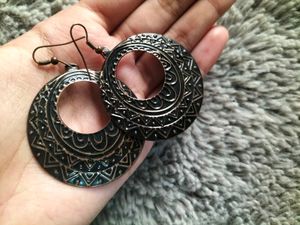 Boho Chic Bronze Earrings