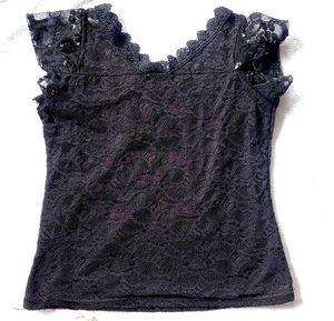 Black Lace Top
