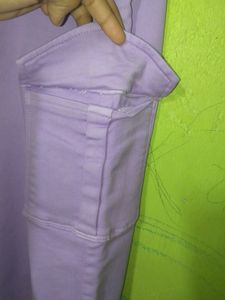 Lavender Cargo For Womens