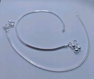 Real Silver Anklets