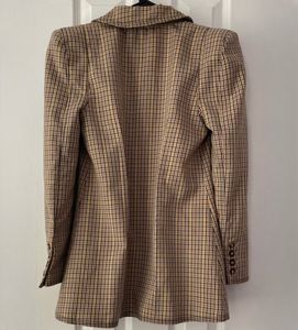Bershka Plaided Blazer Dress