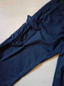 Mens Cargo Blue Pants