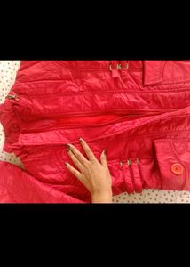 Red woollen Jacket