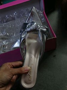 Silver Heels for Party,office,outing