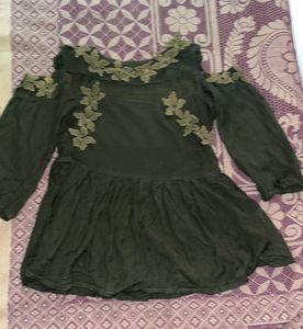 Green A Line Top