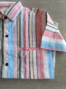 Striped Short-Sleeve Shirt