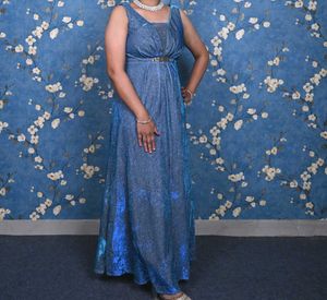 😍Sparkly Blue Maxi Dress😍 Get Freebee With it🤩