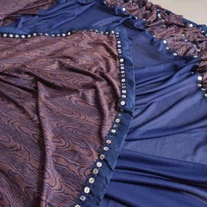 Frill laycra saree