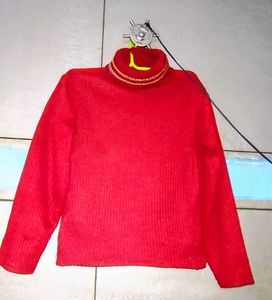 Striped Turtleneck Sweater