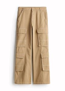 H&M Wide Leg Cargo Pants (Double Pockets)