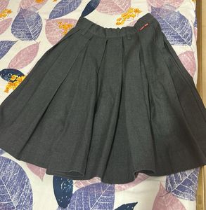 Grey Skirt Of Uniform