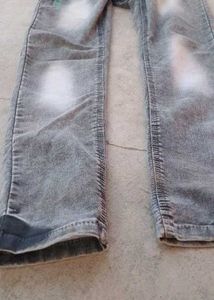 Gray Denim Jeans