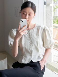 Trending Korean Top Fluffy Shoulder