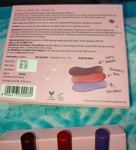 Myglamm Pop Xo Pucker Up Lip Balm Kit