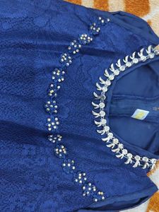 Beautiful floor touch dress for girls