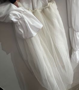 White Corset Hi-Lo Dress