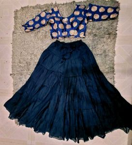 ethnic skart &amp; top set