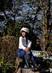 Long Buttoned DENIM Skirt