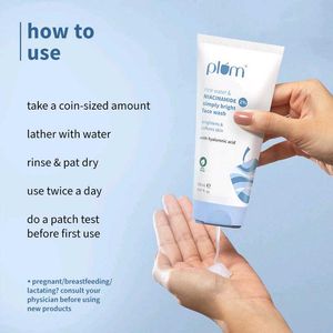 Plum 2% Niacinamide &amp; Rice Water Face Wash