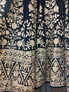 Black &amp; Gold Embroidered Kurta💥