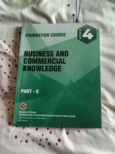 ICAI Foundation Course - Business Knowledge (Part