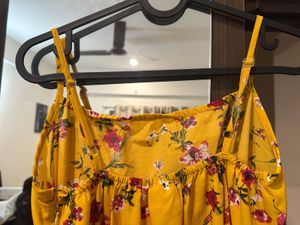 Floral Sundress -  Yellow