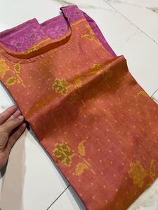 Pure Silk Patola Kurta