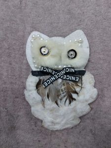 Cute Owl Embellished Sweater
