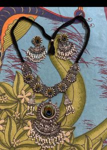 Oxidised Mor Pankh Set