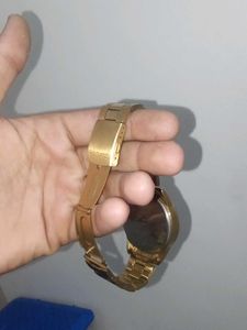 Gold Cristom Quartz Watch