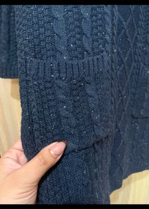 Snowfall Navy Blue Sweater