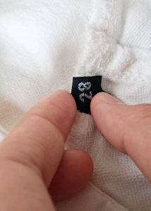 Ivory Fabric with Stain