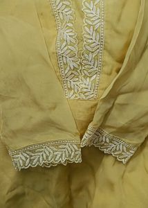 Beautiful Yellow Colour Straight Suit With Dupatta