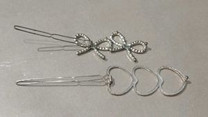 Heart And Bow Shaped Hairpin