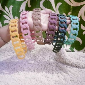 Matte Color Hair Band For Girl/ Kids/ Women