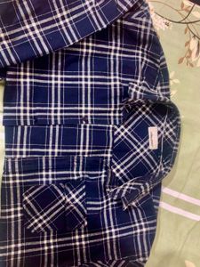 Oversize Checked Casual Shirt