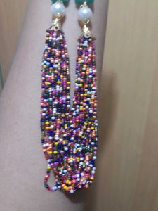 Colorful Beaded Statement Necklace