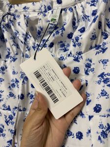 NEWME Floral Midi Dress with Slit