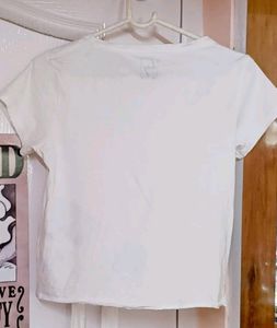 (🎉Freebies Included 🎉)Cute Off White Crop Top