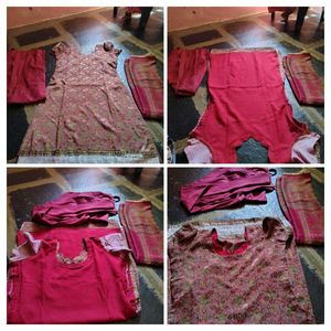 combo of 6 chudidars, 2 tops