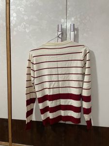 Striped Knit Cardigan