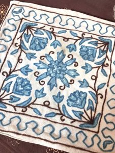 Wool Embroidered Cushion Covers (Set of 2)