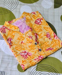 Floral Print Button-Down Shirt