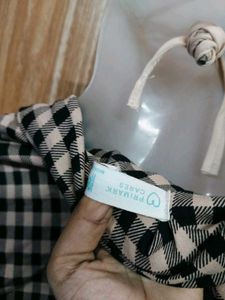 Checkered Cropped Blazer