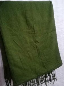 Olive woollen Shawl😍