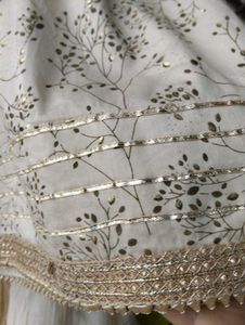 Cream Kurta Sharara Set